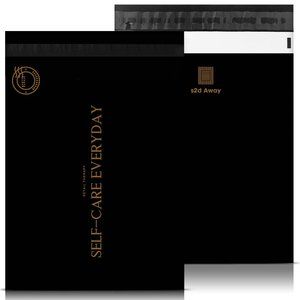 Self-Care Black Poly Mailers 10x13-100 Pack